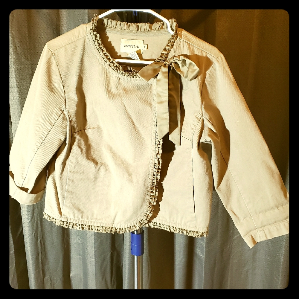 Maestro Light Brown Short Women's Jacket